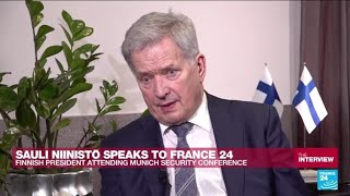 Finnish President Sauli Niinisto: 'We are not afraid of Russia' • FRANCE 24 English