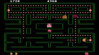 ATARI 5200 Pacman Plus 32k Ghost eyes PAC MAN HACK By slampam CLONE