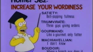 Un sexteto de malta - Homero Incrementa su vocabulario