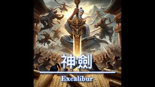 神劍 (Excalibur) |「一把神劍曾幾何 費盡凡塵願銘刻 荊棘漫亂佈血色 古今不散求劍客」【動態歌詞/Lyrics Video】