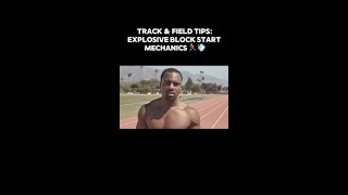 Explosive block start mechanics🏃‍♂️