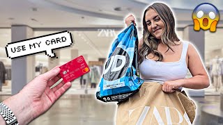 Giving My SISTER My Credit Card For 24 Hours!! *BAD IDEA*