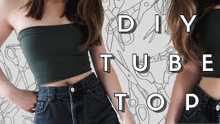 THRIFTED DIY TUBE TOP *super easy*