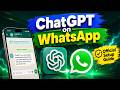 How to Use ChatGPT on WhatsApp | Official OpenAI WhatsApp Setup Guide