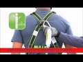 how to put on a safety harness 2 point working at height