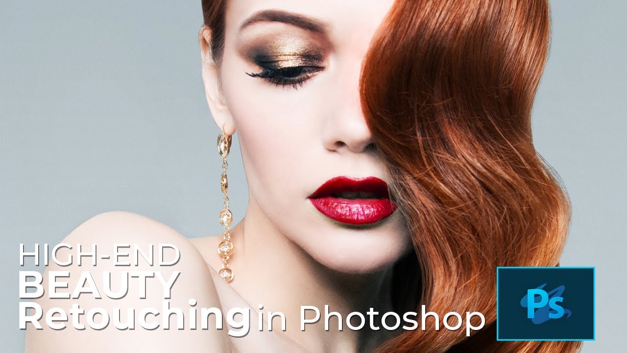 High-End Beauty Retouch In Photoshop - YouTube