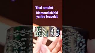 Thai amulet diamond shield yantra bracelet #thaiamulet #luckycharm #protection #wealth #lucky