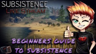 Subsistence - Beginners Guide Live Stream