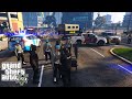 Patroli Ratusan Polisi Kepung Stasiun Yang Dibajak || GTA 5 Mod Polisi Indonesia