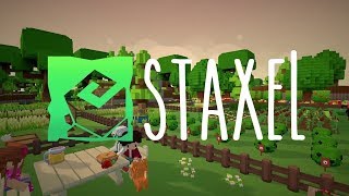 Staxel Gameplay Impressions - Crafting / Building in a Farm Simulator!