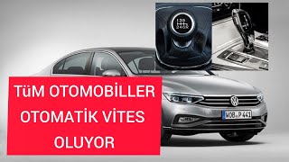 TÜM OTOMOBİLLER OTOMATİK VİTESLİ OLUYOR.  #ALMANYA