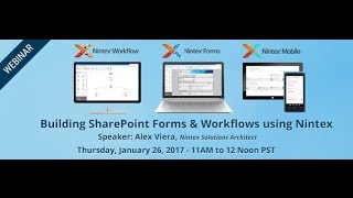 Building SharePoint Forms \u0026 Workflows using Nintex