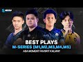 MOST ICONIC & BEST PLAYS IN MLBB M-SERIES M1 TO M5!