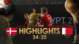 Highlights: Denmark - Bahrain | Group Stage | 27th IHF Men's Handball World Championship | Egypt2021