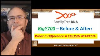 FTDNA - BigY700- BEFORE & AFTER - What a Difference A COUSIN MAKES!!!! - November 2022