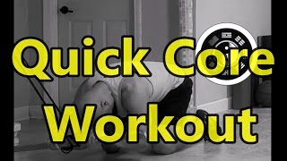 Quick at Home Ab Workout - Stabilize the Core and Get a Six Pack