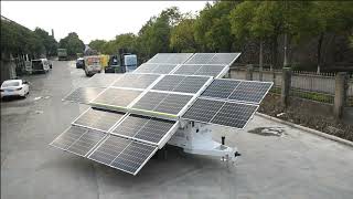 Powerful Mobile Solar Generator 16 Solar Panels Energy System