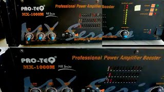 PRO-TEQ.MX-1000M MX SERIES POVER AMPLIFIER