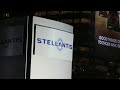 Stellantis sign goes up outside Auburn Hills HQ after FCA-Peugeot merger