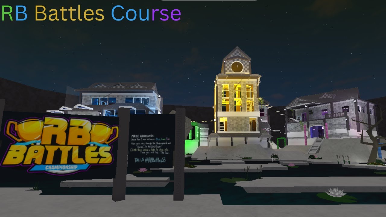 How To Beat The RB Battles Course In Bloxburg (No Badge) - YouTube