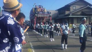 2017年 住吉神社夏季祭典 御渡り 帰り 東組(東村)