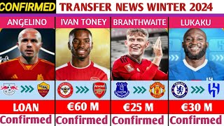 ALL CONFIRMED AND RUMOURS  WINTER TRANSFER NEWS,DONE DEALS✔,TONEY TO ARSENAL,LUKAKU TO ALHILAL