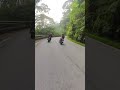 Cut on cornering by a le wild MT-15 Yaoaooooooo - [Triumph Trident 660] #motorvlog