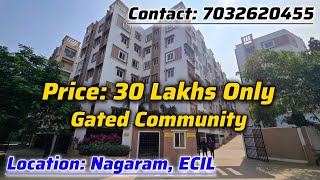 Price 30 Lakhs || Brand New 1 Bhk 2 Bhk 3 Bhk Flats For Sale || Near ECIL || Hyderabad