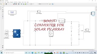 Boost Converter Design for Solar PV Array