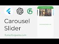 Flutter Tutorials : Create a Carousel Slider Example App in Flutter Step by Step