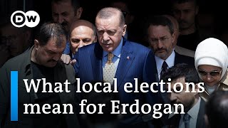 Clashes in Turkey amid local elections key to Erdogan's AKP | DW News