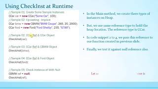 036 Type Checking Using instanceOf operator in Java