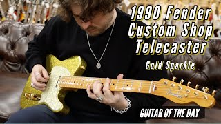 1990 Fender Custom Shop Telecaster Gold Sparkle | Guitar of the Day