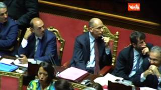 19 07 13 ALFANO IGNORA INTERVENTO DE PRETIS LETTA E FRANCESCHINI ASCOLTANO ATTENTAMENTE