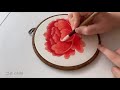 민화그리기 기초 먹선긋기 채색바림 모란도 채색강좌 korean painting speed painting for basic 취미미술 모던민화