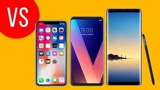 iPhone X vs Note 8 vs LG V30: Battery Charge Speed Test!