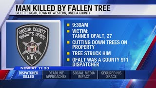 Oneida County Dispatcher Killed After Tree Falls On Him