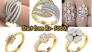 Latest Diamond Ring Designs 2021 || New Beautiful Diamond Rings Collection for women's
