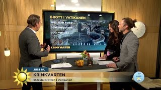 Krimkvarten: Brott i Vatikanen och Vita huset - Nyhetsmorgon (TV4)