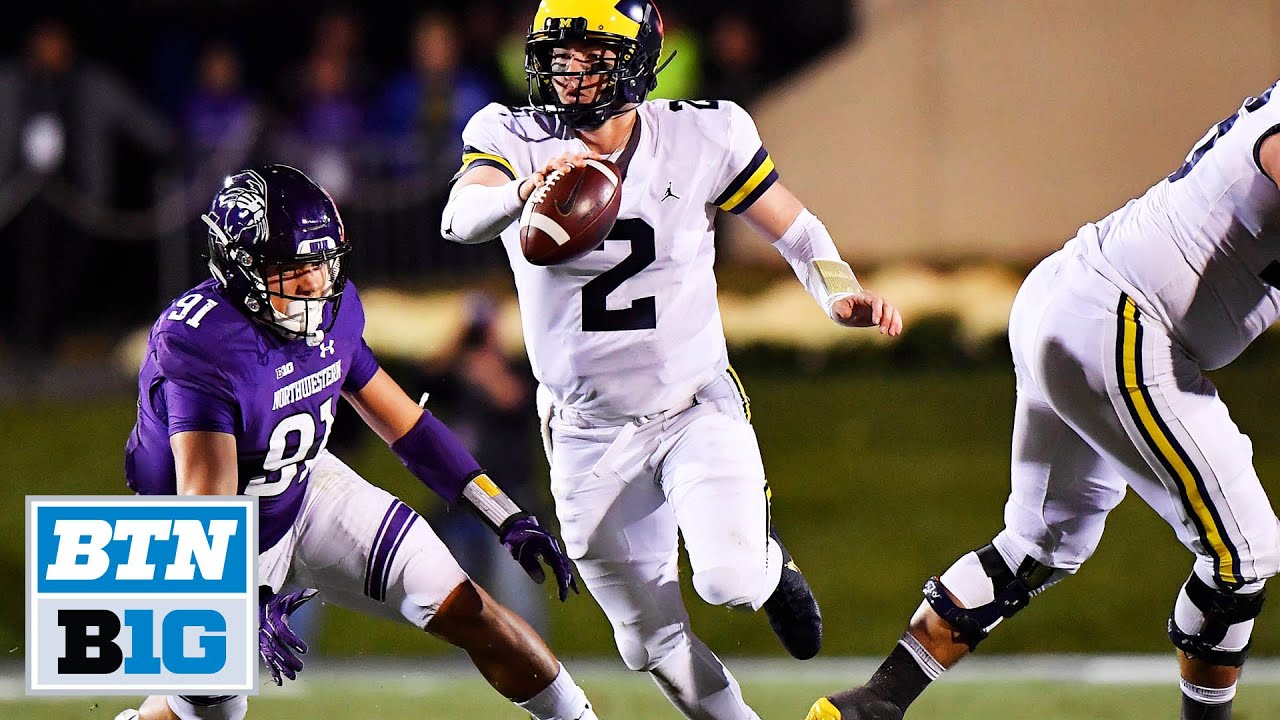 Patterson Rallies Michigan To The Win | Michigan At Northwestern | Sept ...