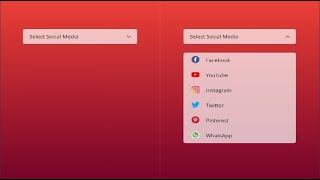 Make Select Menu Design Using HTML CSS And JavaScript - Custom Select Box Design