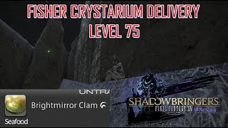 Final Fantasy XIV - Level 75 Fisher Crystarium Delivery Brightmirror Clam