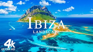 FLYING OVER IBIZA (4K UHD) - Relaxing Music Along With Beautiful Nature Videos - 4K Video HD