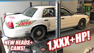 Our Retired Cop Car Made 1,000 HORSEPOWER!!! (Boost and Nitrous GT500!)