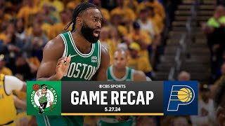 2024 NBA Playoffs: Celtics SWEEP Pacers to make NBA Finals | CBS Sports