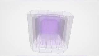 Audio Reactive Cube made with Processing