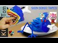 Cooking SHIN SONIC TAPES real life for dinner ! Clay Food ASMR mukbang animation