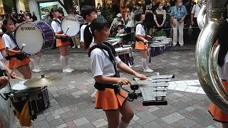 京都橘高校吹奏楽部 🍊 大阪府立富田林高校バトントワリング部 とうきょう総文2022  丸の内仲通りパレード KyotoTachibana SHS Band