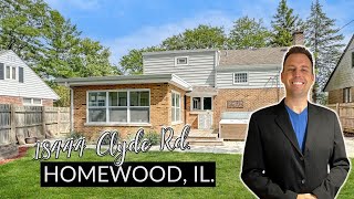 FULLY UPDATED Homewood Illinois Home is a PRIVATE RETREAT