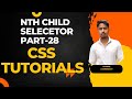 Attribute and nth child selector | web development full course | Part-28